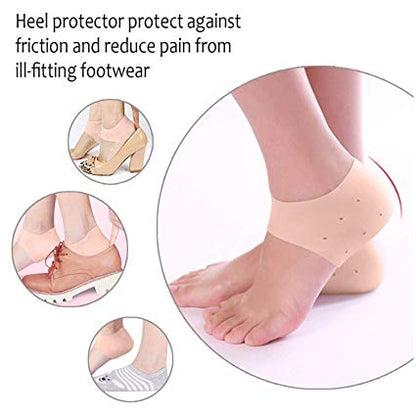 1 Pair Silicone Gel Moisturizing Socks