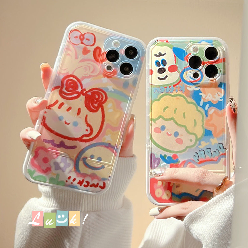 Happy - iPhone Case with Stand