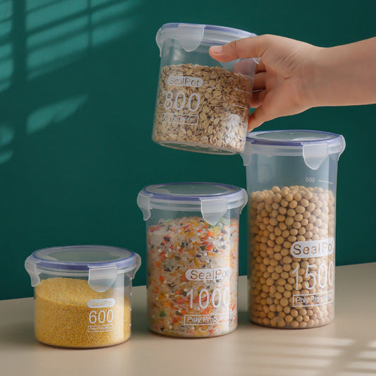2 Pcs Airtight Food Jar 1000ml